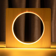 Светильник ночник ArtEco Light из дерева LED "Круг" с пультом и регулировкой света, цвет теплый белый Светильник ночник ArtEco Light из дерева LED "Круг" с пультом и регулировкой света, цвет теплый белый