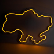 Неоновая вывеска Карта Украины (500х350) Неоновая вывеска Карта Украины (500х350)