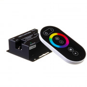 LED контроллер светодиодный RGB 18 А-12Вт (Radio 6 кнопок) черный LED контроллер светодиодный RGB 18 А-12Вт (Radio 6 кнопок) черный