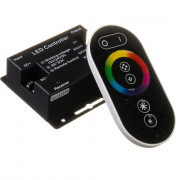 LED контроллер светодиодный RGB 24 А-12Вт (Radio 6 кнопок) черный LED контроллер светодиодный RGB 24 А-12Вт (Radio 6 кнопок) черный
