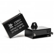 Конденсатор JYUL CBB-61 5 мкФ mF 630 VAC квадратный корпус-клеммы Конденсатор JYUL CBB-61 5 мкФ mF 630 VAC квадратный корпус-клеммы