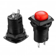 Кнопка нажимная красная 12.7мм 1.5А 250В с фиксацией ON-OFF DS-226 SPST 2pin Daier Кнопка нажимная красная 12.7мм 1.5А 250В с фиксацией ON-OFF DS-226 SPST 2pin Daier