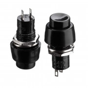 Кнопка нажимная DS-451, OFF-(ON), черный Кнопка нажимная DS-451, OFF-(ON), черный