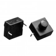 Кнопка нажимная черная 12x12мм 1А 250В без фиксации ON-(OFF) PBS-06 SPST 2pin Daier Кнопка нажимная черная 12x12мм 1А 250В без фиксации ON-(OFF) PBS-06 SPST 2pin Daier