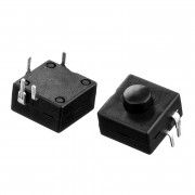 Кнопка нажимная черная 12x12мм 1А 250В без фиксации ON-(OFF) PBS-07 SPST 2pin Daier Кнопка нажимная черная 12x12мм 1А 250В без фиксации ON-(OFF) PBS-07 SPST 2pin Daier