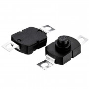 Кнопка нажимная черная 12.2x24мм 1А 250В без фиксации ON-(OFF) PBS-09 SPST 2pin Daier Кнопка нажимная черная 12.2x24мм 1А 250В без фиксации ON-(OFF) PBS-09 SPST 2pin Daier