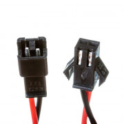 Комплект коннекторов для cветодиодной ленты папа+мама 12V 2pin черный с зажимом Комплект коннекторов для cветодиодной ленты папа+мама 12V 2pin черный с зажимом