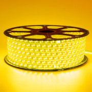 Светодиодная лента желтая 220V герметичная smd2835 120LED/м 12Вт/м IP65 Светодиодная лента желтая 220V герметичная smd2835 120LED/м 12Вт/м IP65