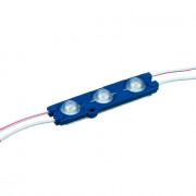 Светодиодный модуль 12V синий smd5730 3led 1.5W IP65 Светодиодный модуль 12V синий smd5730 3led 1.5W IP65