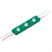Светодиодный модуль 12V зеленый smd5730 3led 1.5W IP65 Светодиодный модуль 12V зеленый smd5730 3led 1.5W IP65