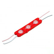 Светодиодный модуль 12 V красный smd5730 3led 1.5W IP65 (66мм) Светодиодный модуль 12 V красный smd5730 3led 1.5W IP65 (66мм)