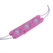 Светодиодный модуль 12V розовый smd5730 3led 1.5W IP65 Светодиодный модуль 12V розовый smd5730 3led 1.5W IP65