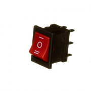 Переключатель KCD1-203-1 ON-ON (6pin) красный Daier Переключатель KCD1-203-1 ON-ON (6pin) красный Daier