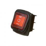 Переключатель KCD2-203NW 220V красный Переключатель KCD2-203NW 220V красный