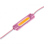 Светодиодный модуль СОВ 12 V розовый 1led 2W овальный IP65 Светодиодный модуль СОВ 12 V розовый 1led 2W овальный IP65