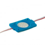 Светодиодный модуль 12 V синий СОВ круглый 1led 2,4W IP65 Светодиодный модуль 12 V синий СОВ круглый 1led 2,4W IP65