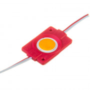 Светодиодный модуль 12 V красный СОВ круглый 1led 2,4W IP65 Светодиодный модуль 12 V красный СОВ круглый 1led 2,4W IP65