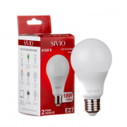 LED лампа Е27 А65 18W нейтральная белая 4100К SIVIO LED лампа Е27 А65 18W нейтральная белая 4100К SIVIO
