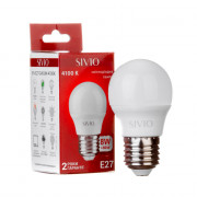 LED лампа Е27 G45 8W нейтральная белая 4100К SIVIO LED лампа Е27 G45 8W нейтральная белая 4100К SIVIO