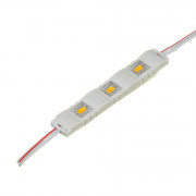 Светодиодный модуль 12 V белый тёплый МТК smd5730 3led 1W IP65 Светодиодный модуль 12 V белый тёплый МТК smd5730 3led 1W IP65