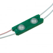 Светодиодный модуль 12 V зелёный smd5730 2led 1W IP65 Светодиодный модуль 12 V зелёный smd5730 2led 1W IP65