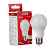 LED лампа Е27 А60 12W белая теплая 3000К SIVIO LED лампа Е27 А60 12W белая теплая 3000К SIVIO
